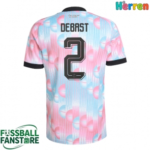 Belgien Zeno Debast #2 Replik Auswärtstrikot WM 2026 Kurzarm